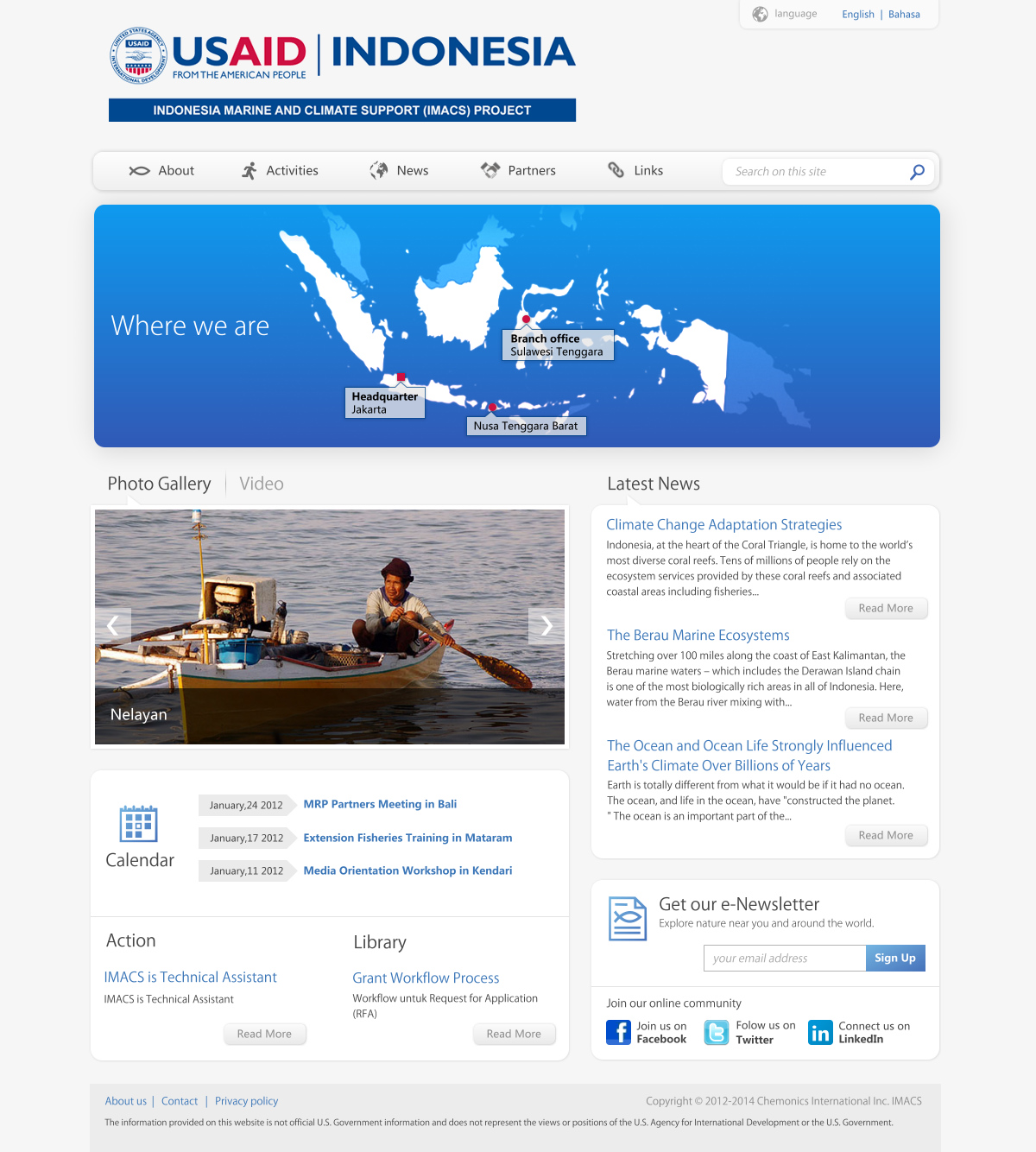 Web Design by TranceArena for IMACS Project | Design #794743