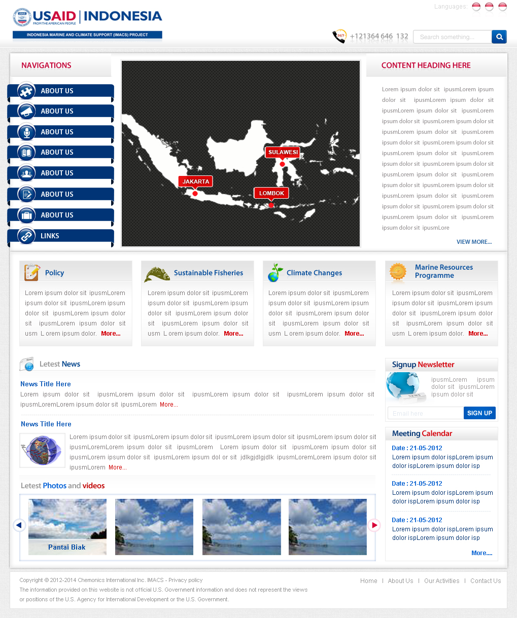 Web Design by Best Design Hub for IMACS Project | Design #793913