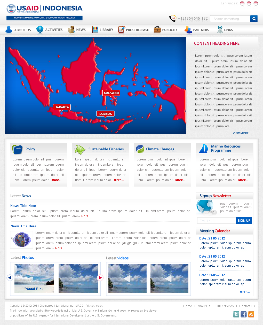 Web Design by Best Design Hub for IMACS Project | Design #795803