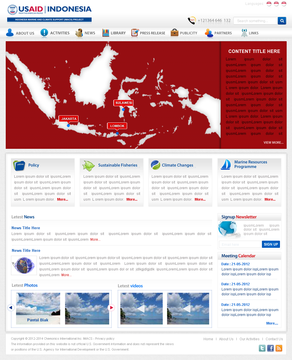 Web Design by Best Design Hub for IMACS Project | Design #796571