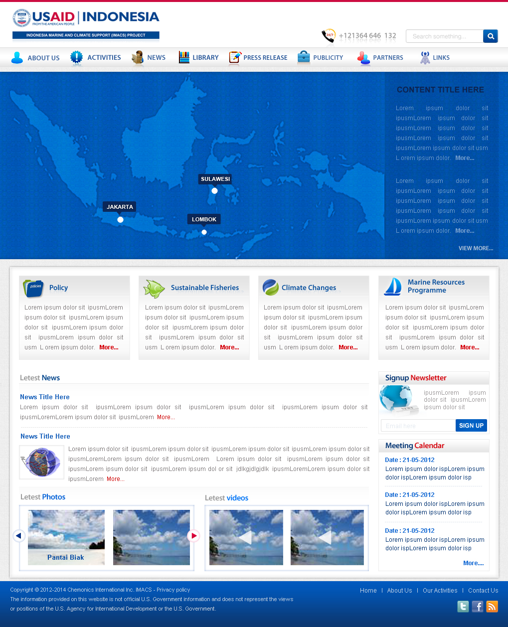 Web Design by Best Design Hub for IMACS Project | Design #796603