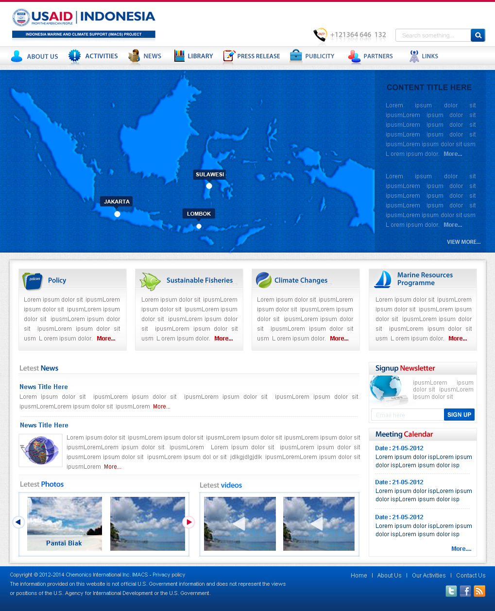 Web Design by Best Design Hub for IMACS Project | Design #796611