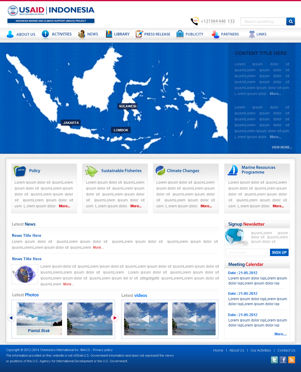 Web Design by Best Design Hub for IMACS Project | Design #796613