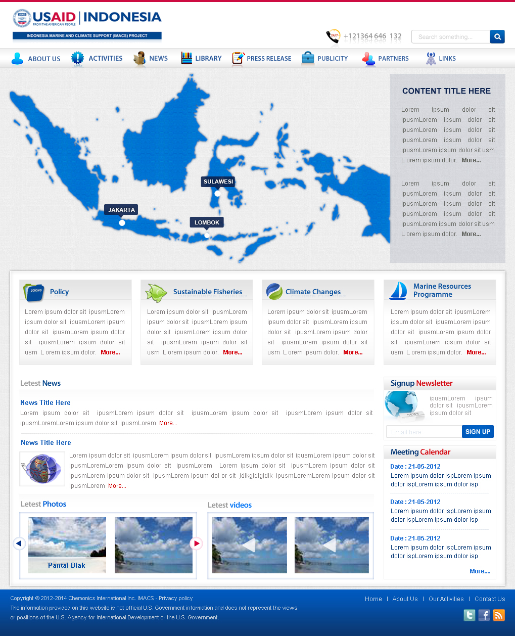 Web Design by Best Design Hub for IMACS Project | Design #796650