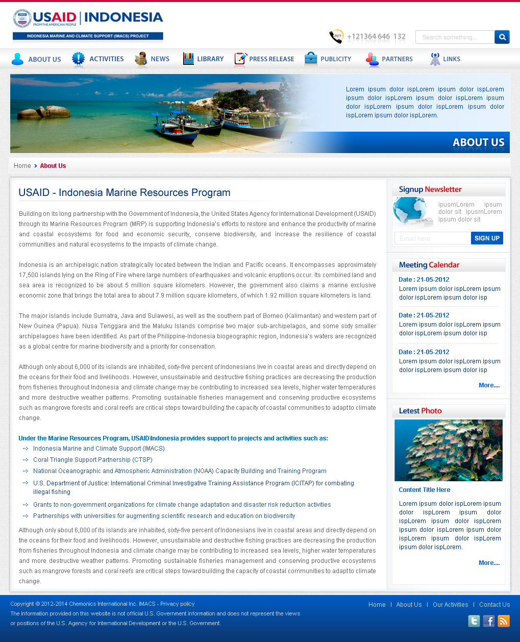 Web Design by Best Design Hub for IMACS Project | Design #800382