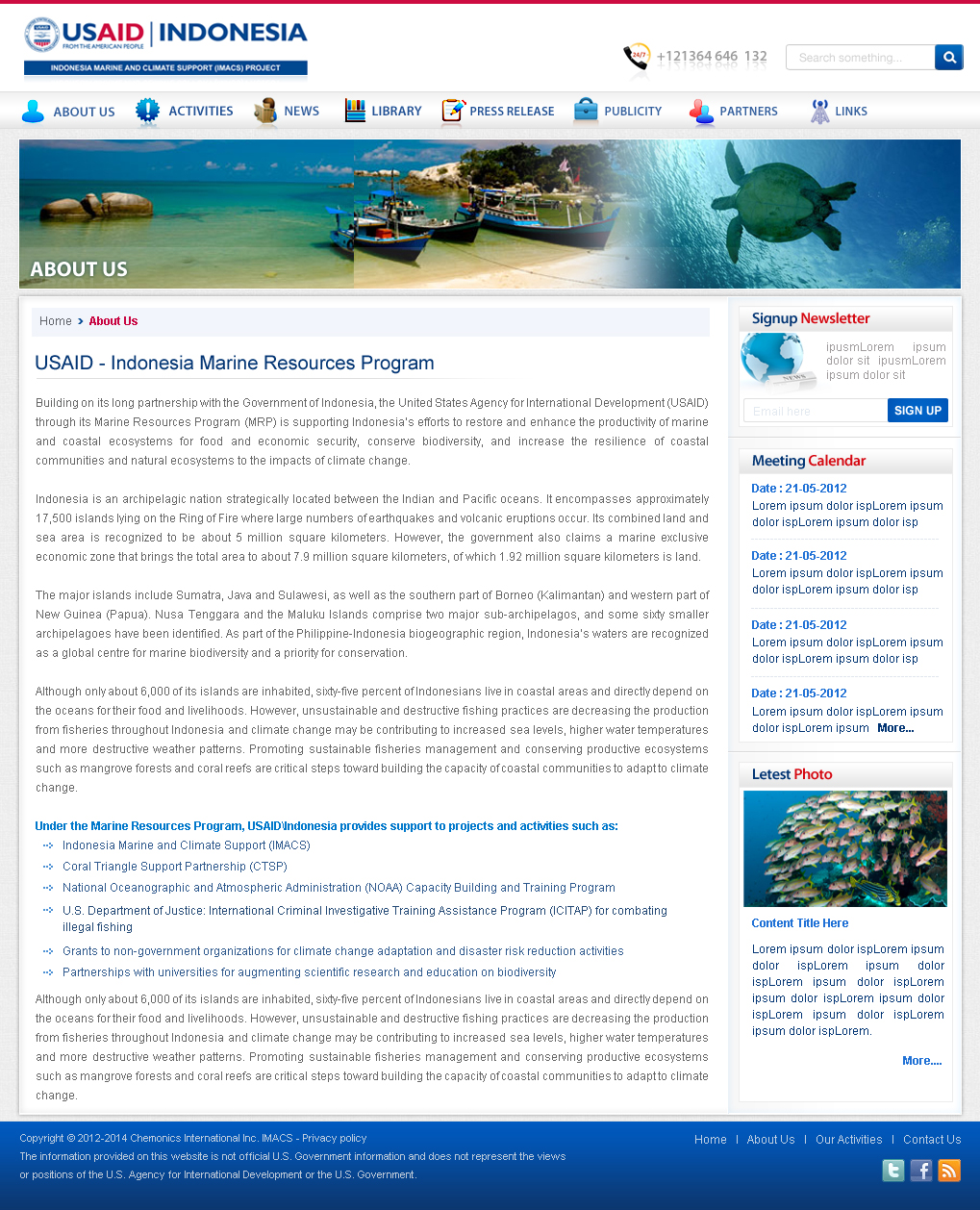 Web Design by Best Design Hub for IMACS Project | Design #800398