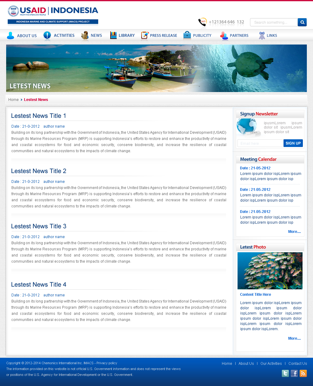 Web Design by Best Design Hub for IMACS Project | Design #800562