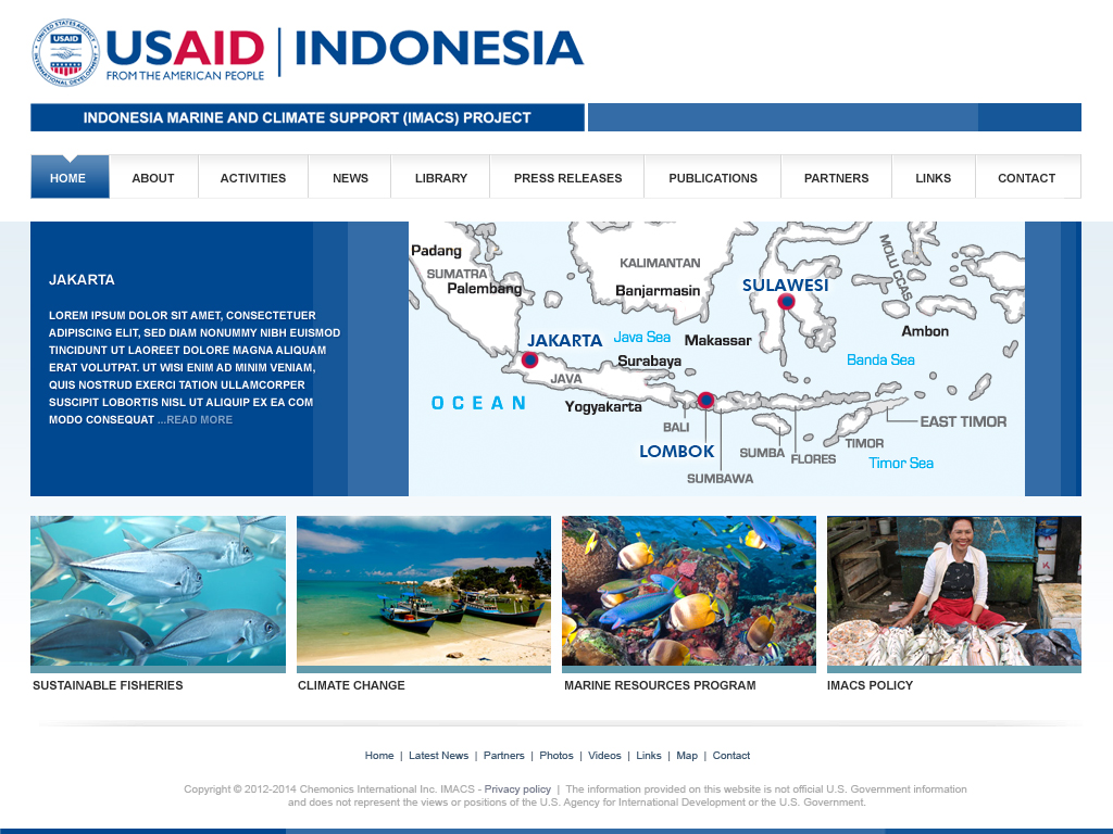 Web Design by Lara for IMACS Project | Design #792794