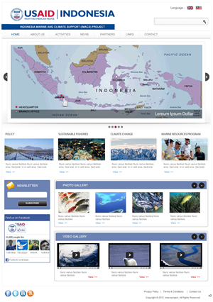 Web Design by pb for IMACS Project | Design: #789639