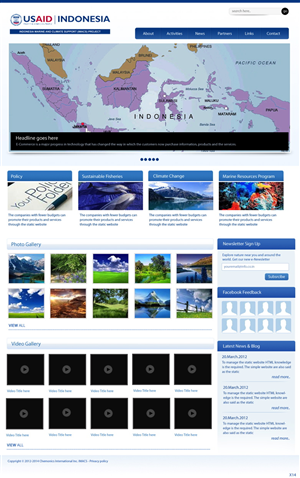 Web Design by pb for IMACS Project | Design: #789641