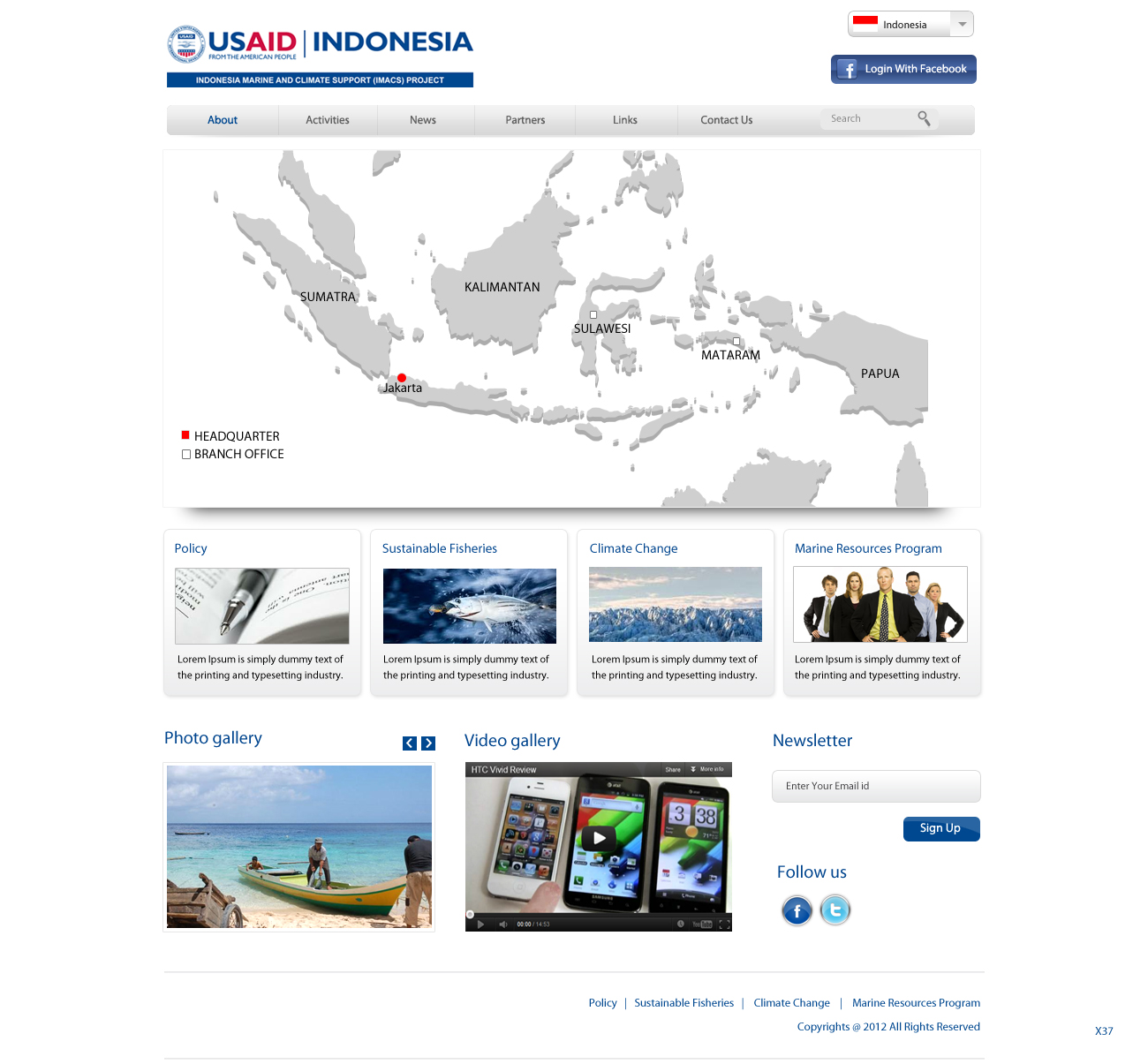 Web Design by pb for IMACS Project | Design #792965