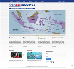 Web Design by pb for IMACS Project | Design: #795706