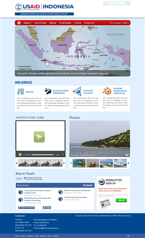 Web Design by pb for IMACS Project | Design: #795711