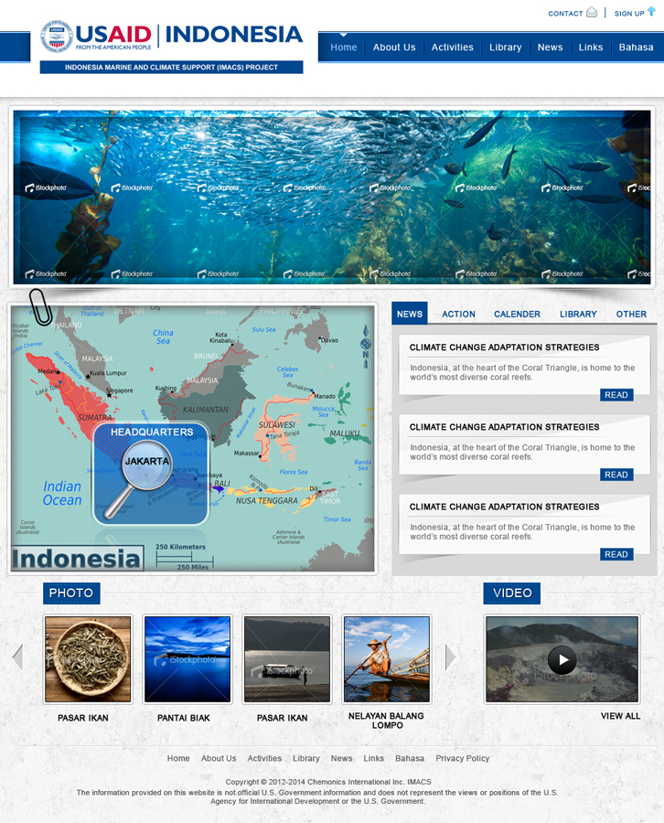 Web Design by Eminents Infosoft for IMACS Project | Design #797658