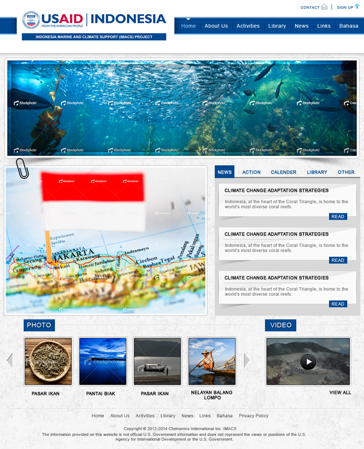 Web Design by Eminents Infosoft for IMACS Project | Design #797662