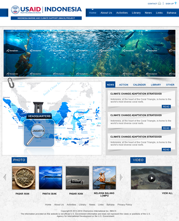 Web Design by Eminents Infosoft for IMACS Project | Design #797664