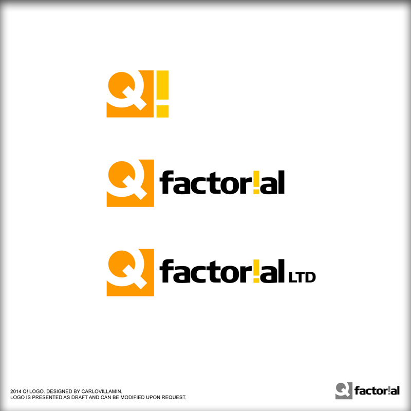 Logo Design by carlomagno for Qfactorial Ltd | Design #3219422