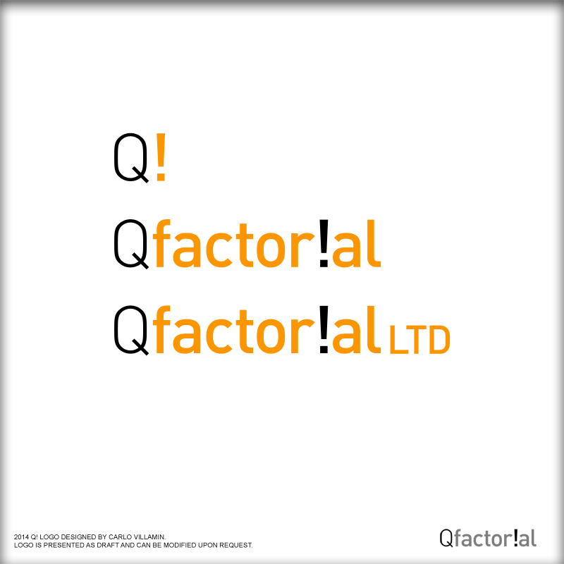 Logo Design by carlomagno for Qfactorial Ltd | Design #3233004