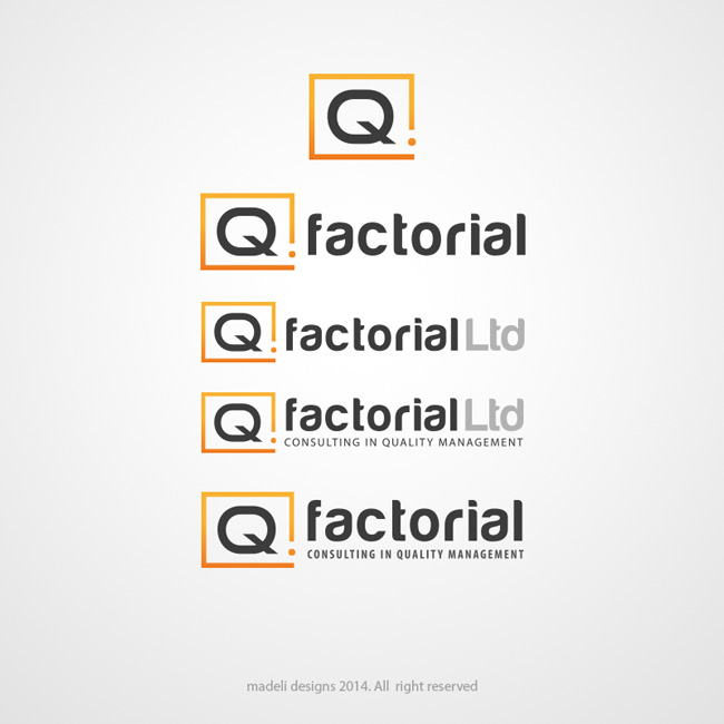 Logo Design by madeli for Qfactorial Ltd | Design: #3268381