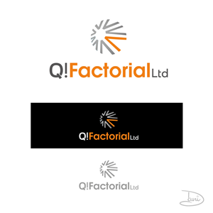 Short version: Q!   Long version: Qfactorial Ltd - Consulting in Quality Management | Logo Design by Dani_dani