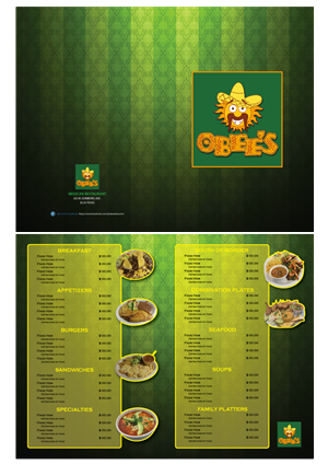 Menu Design by sandeshnarvekar