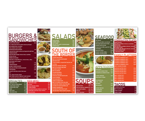 Menu Design by Mahsa Namvar for this project | Design: #3261394