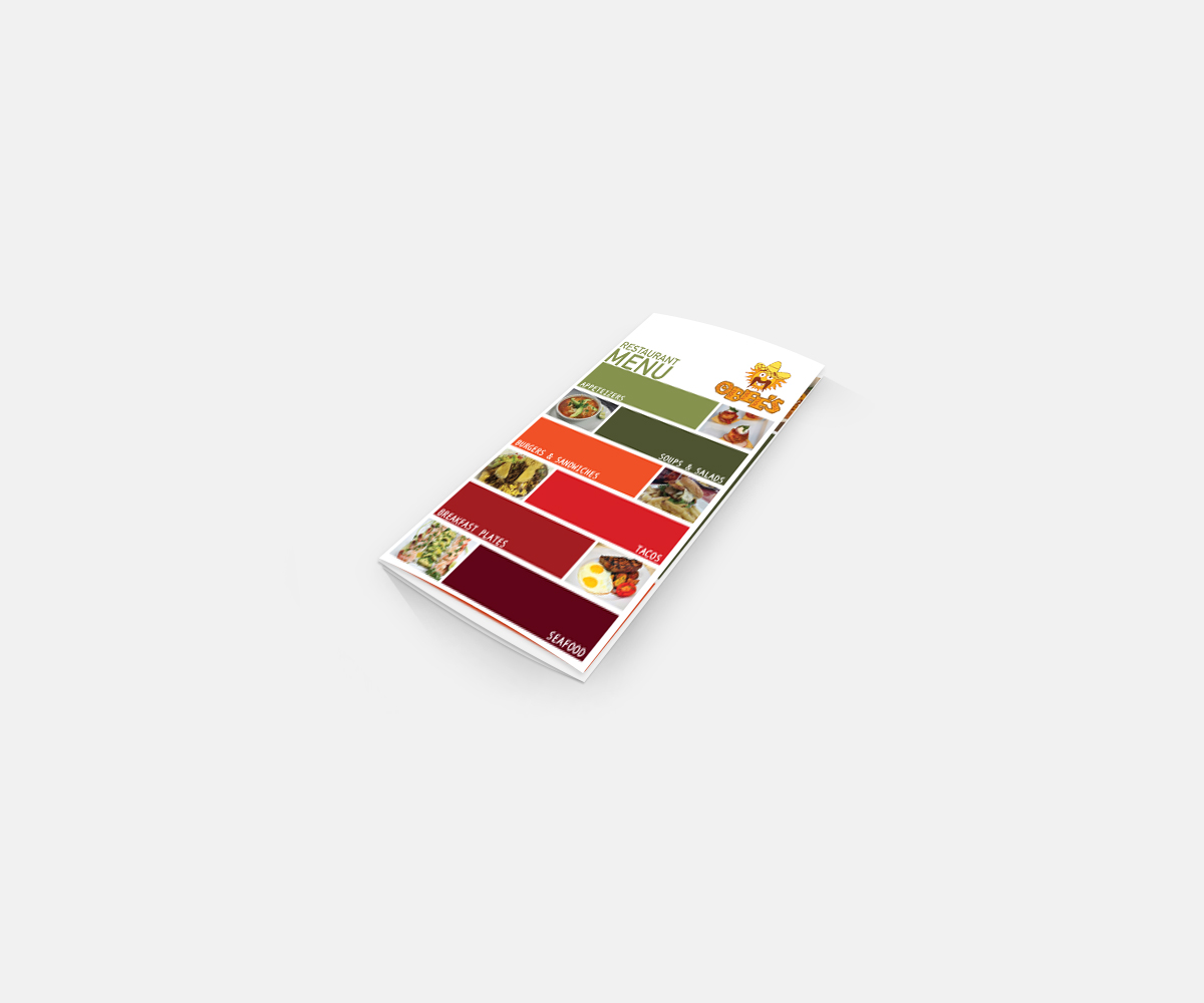 Menu Design by Mahsa Namvar for this project | Design #3261675