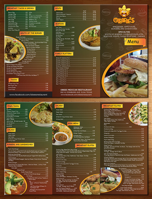 Menu Design by theblueart for this project | Design: #3261763