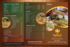 Menu Design by theblueart for this project | Design: #3266542