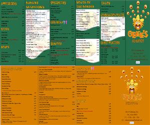 Menu Design by pearrypearry