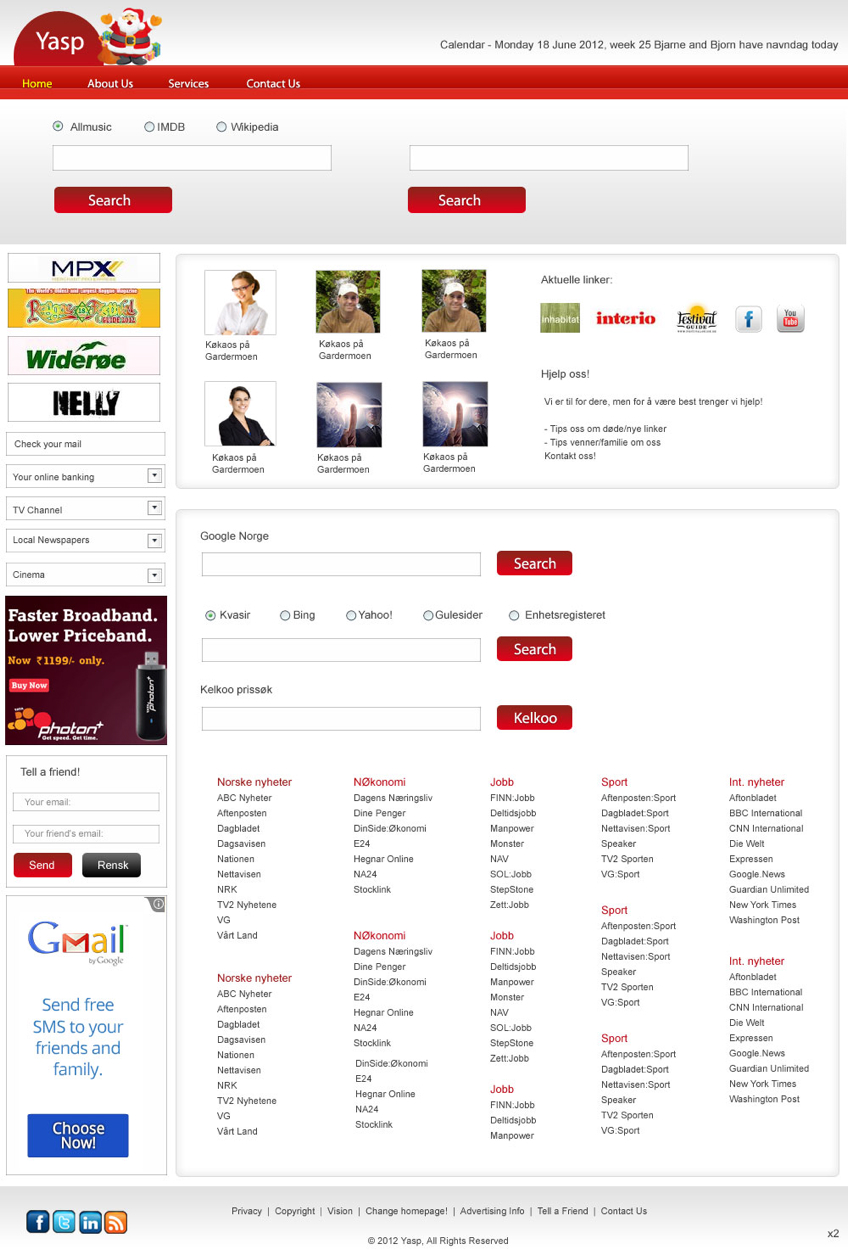 Web Design by pb for Papercut Media AS | Design #845391
