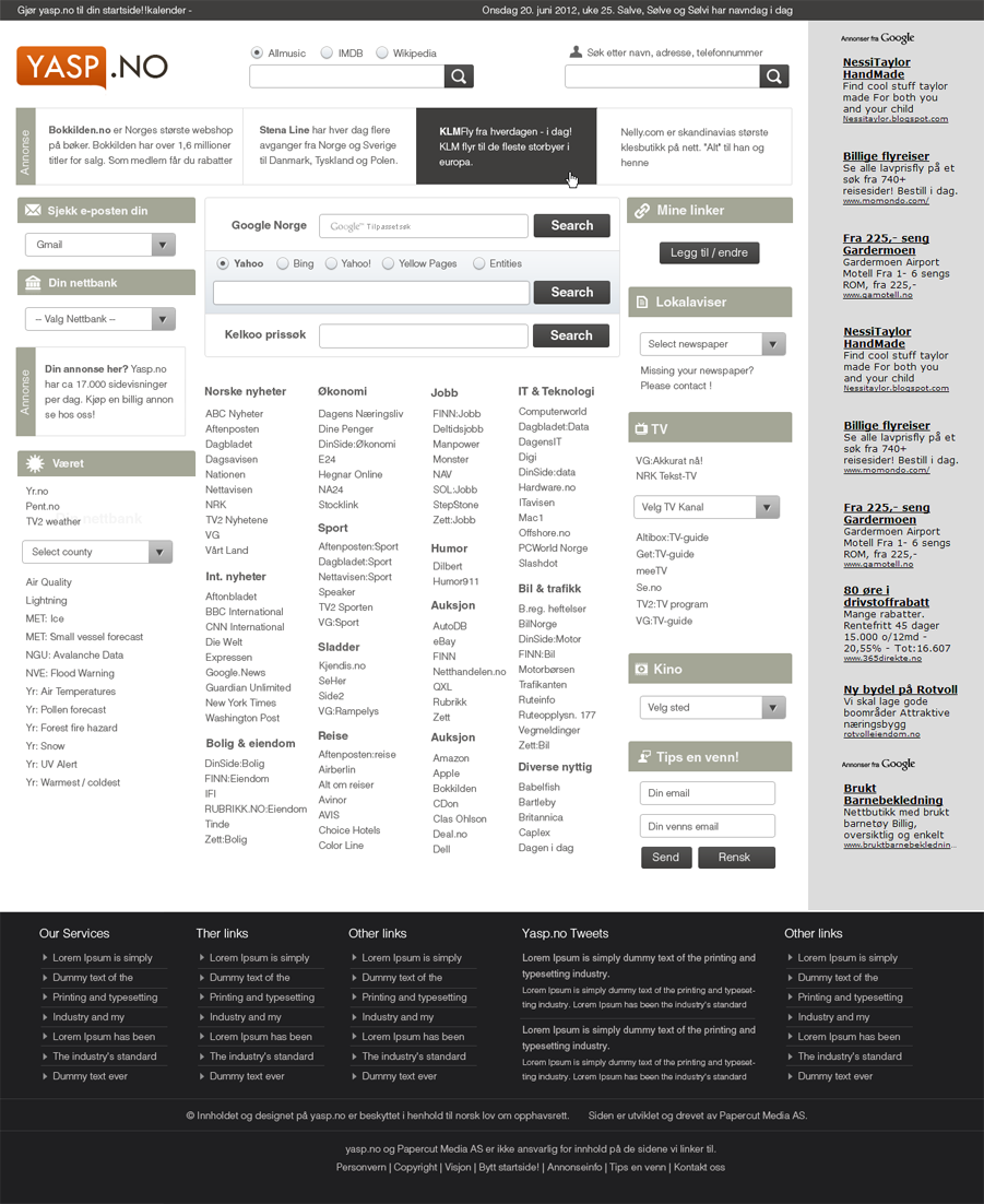 Web-Design von krishnan für Papercut Media AS | Design #858959