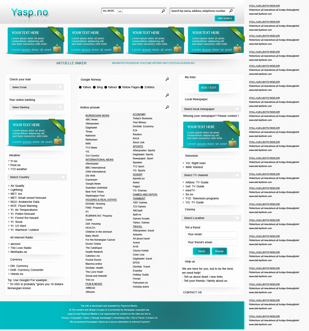 Web-Design von Eminents Infosoft für Papercut Media AS | Design #862701