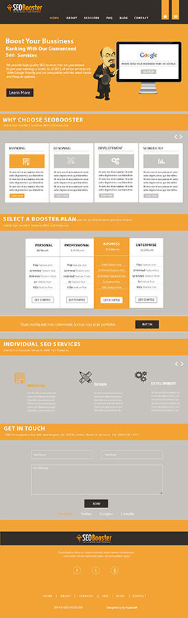Web Design by xupersoft for this project | Design #3198689
