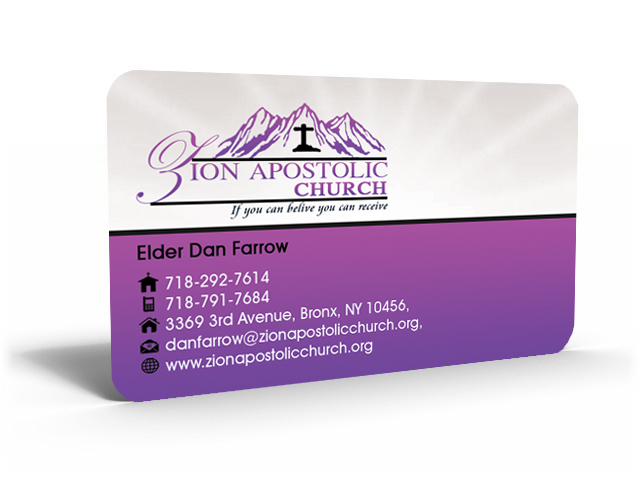 Business Card Design by Hardcore Design for Zion Apstolic Church, Inc. | Design #3199888