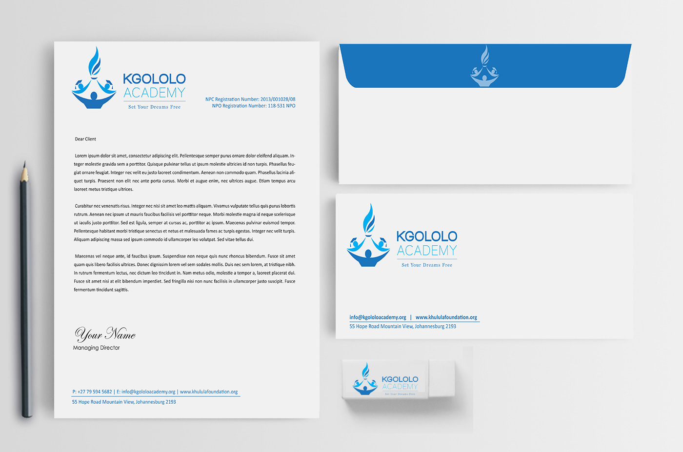 elegant letterhead design
