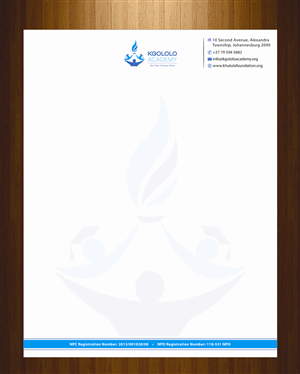 Letterhead Design by harmi_199 for The Khulula Foundation | Design: #3193700