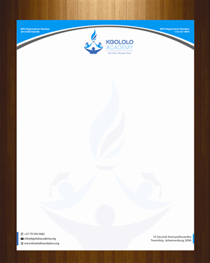 Letterhead Design by harmi_199 for The Khulula Foundation | Design: #3193705
