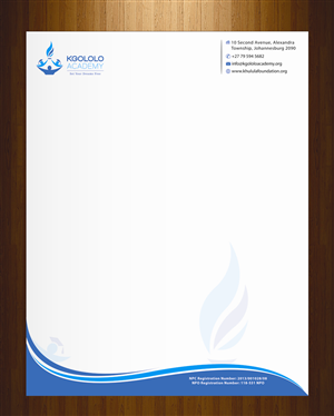 Letterhead Design by harmi_199 for The Khulula Foundation | Design: #3193710