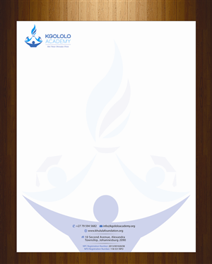 Diseño de Membrete por HarmiDesigning para The Khulula Foundation | Diseño: #3193721