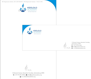 Diseño de Membrete por Anil para The Khulula Foundation | Diseño #3191742