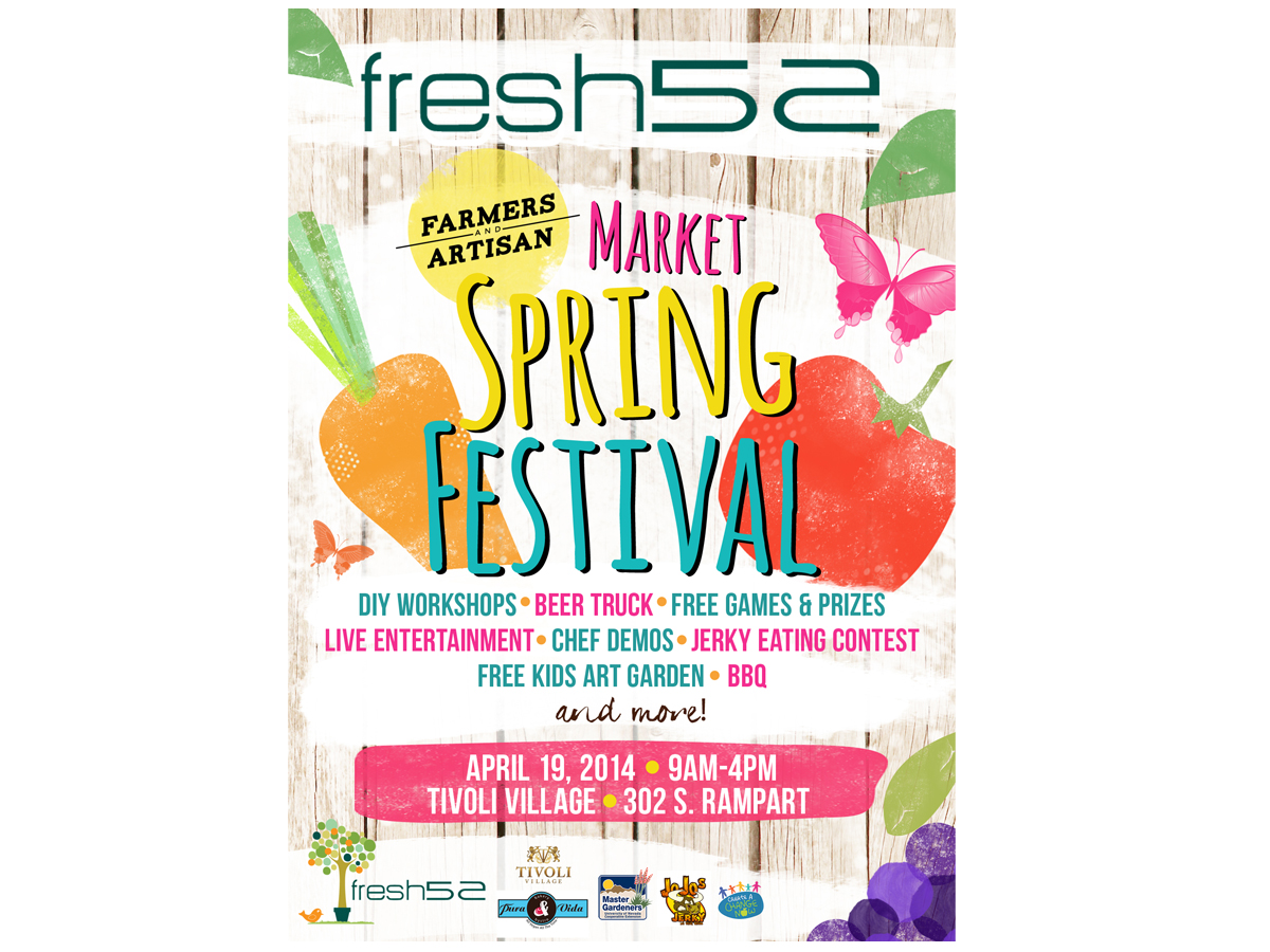 spring flyer design