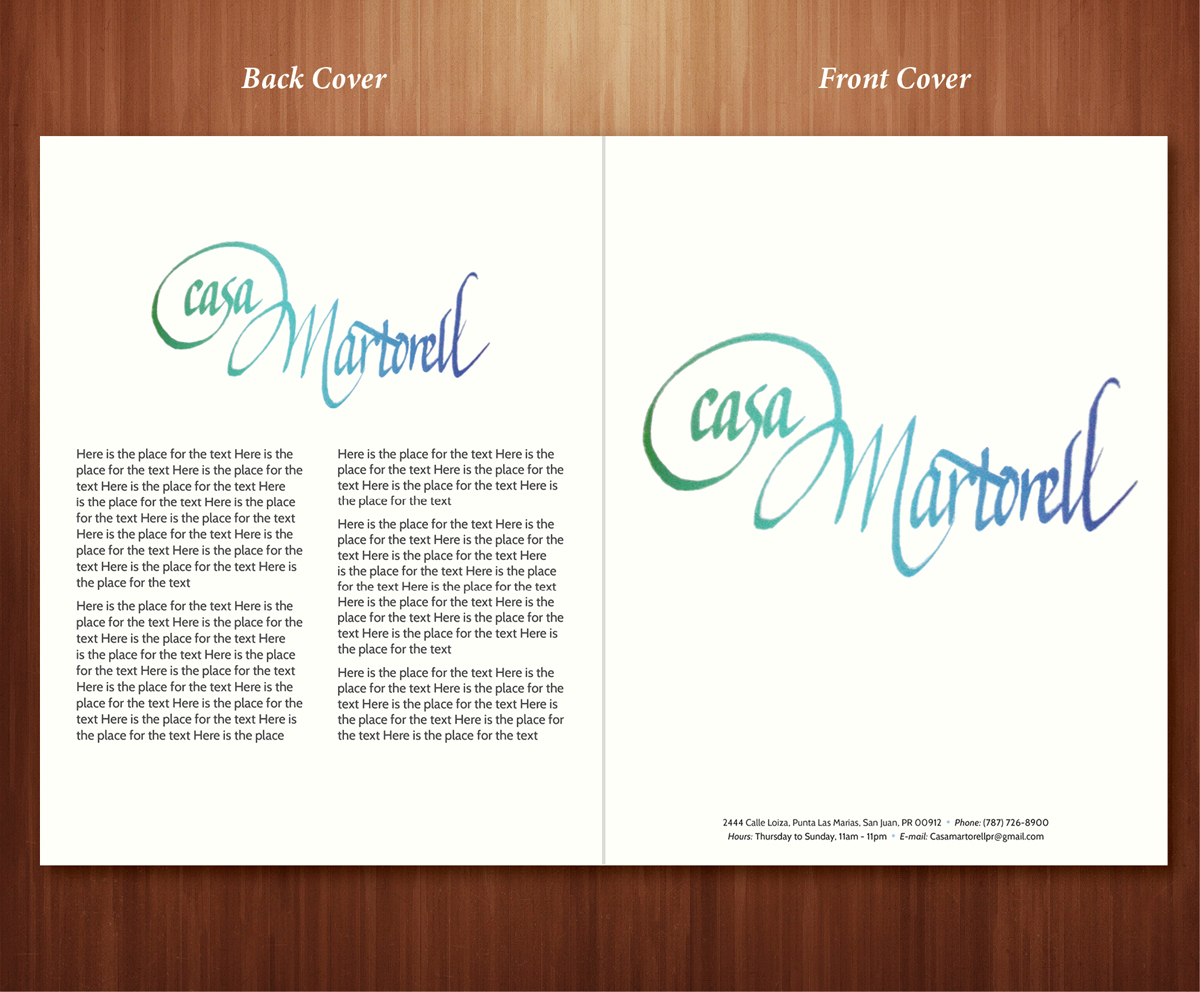 Menu Design by Ekanite for this project | Design #3216815