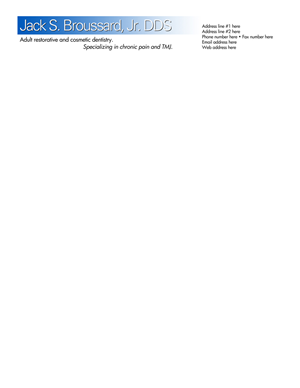 Diseño de Logo por bobmessinger para Jack S Broussard Jr DDS | Diseño: #3215925