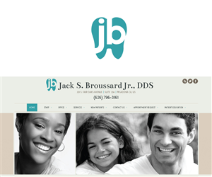 Logo Design by iMajiku for Jack S Broussard Jr DDS | Design #3272925