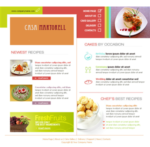 Restaurant Web PAge 