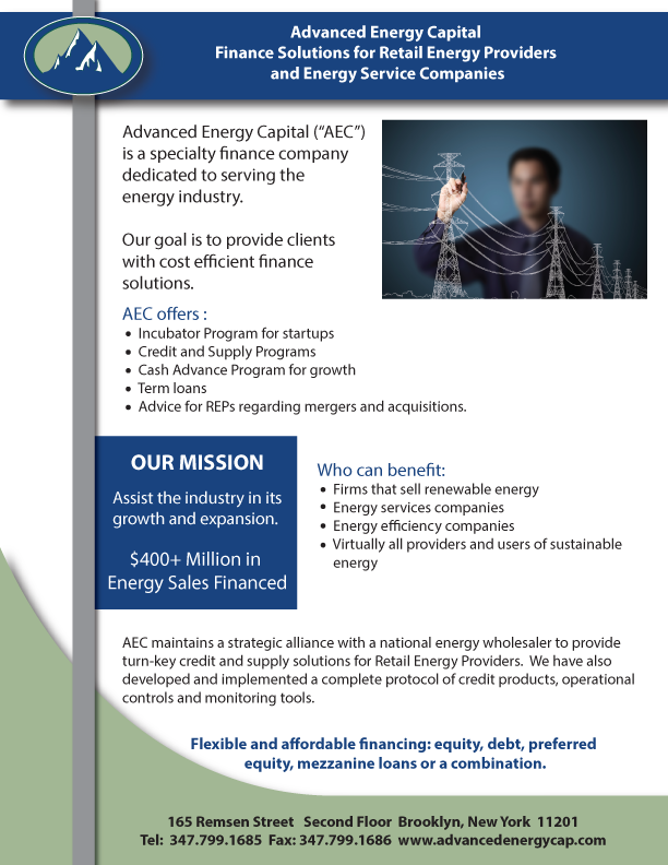 Advertisement Design by TedAtkinson for Advanced Energy Capital | Design: #3191641