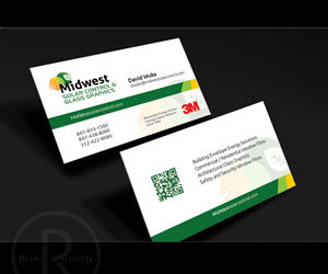Business Card Design by Rich_LHA for Midwest Solar Control Corp. | Design: #3498548