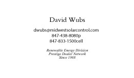 Business Card Design by fRANZ for Midwest Solar Control Corp. | Design #3279619
