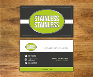 Stainless Stainless | Business Card Design by Gintale